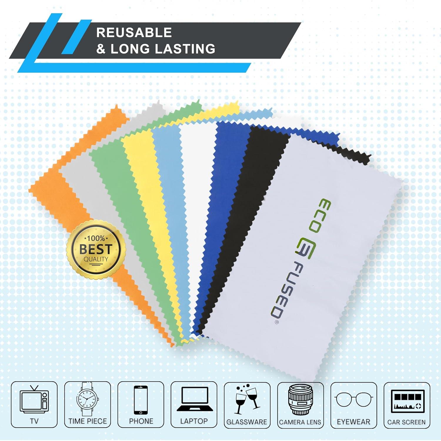 Paño de limpieza microfibra CamKix 18 toallitas 14x8 cm