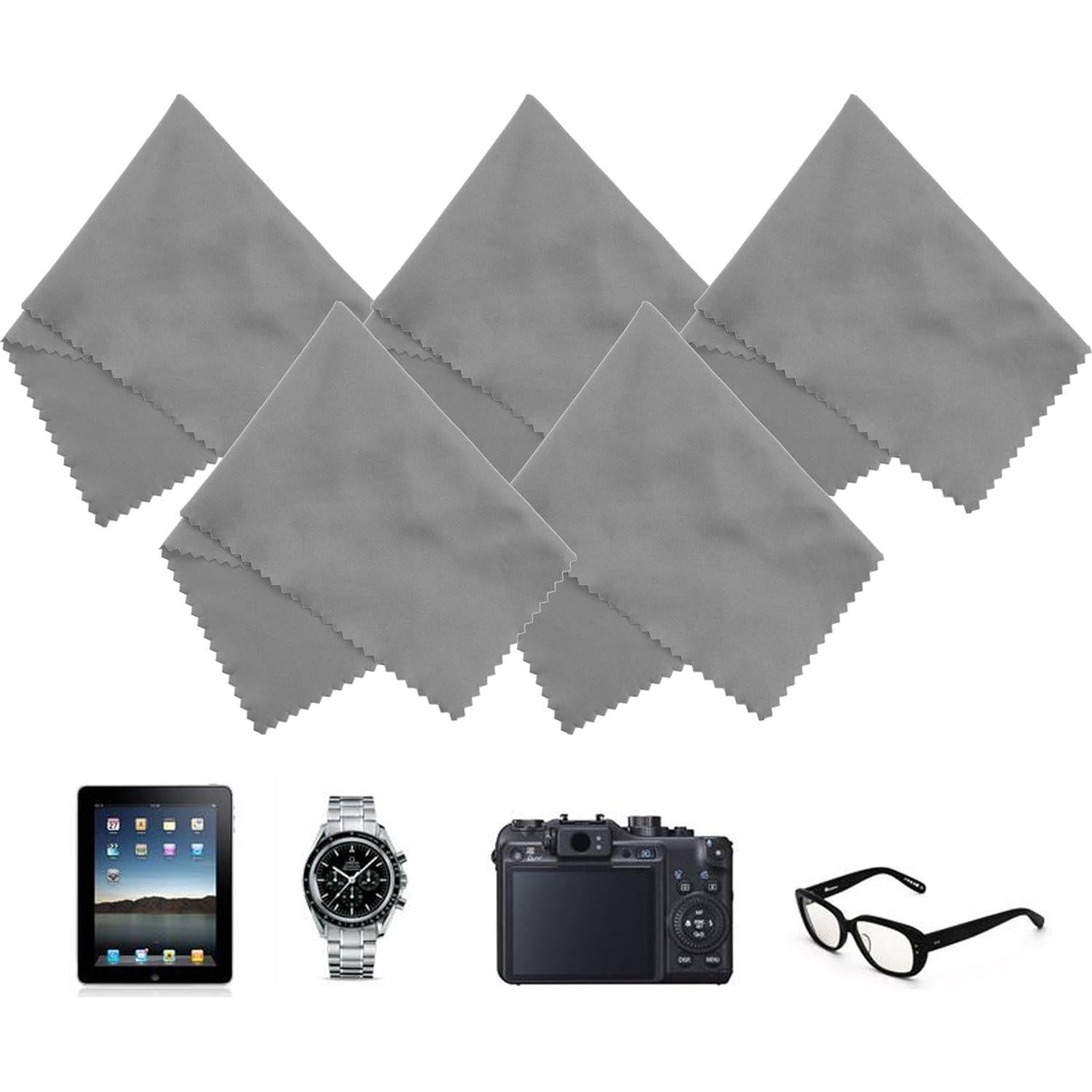 Paños de limpieza Eco-Fused - 12 paños microfibra coloridos