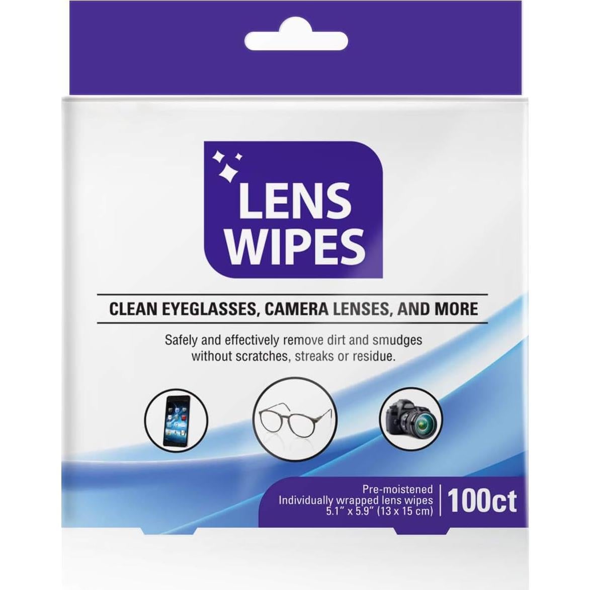 Toallitas para Lentes Oasisguest 100 unidades anti-vaho