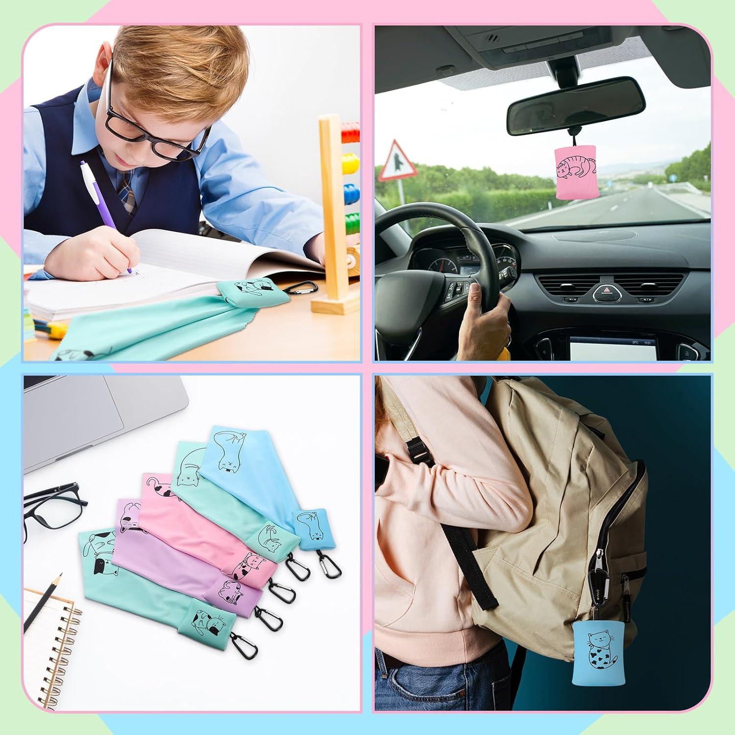 10 Paños de Microfibra Copkim para Limpiar Gafas y Pantallas