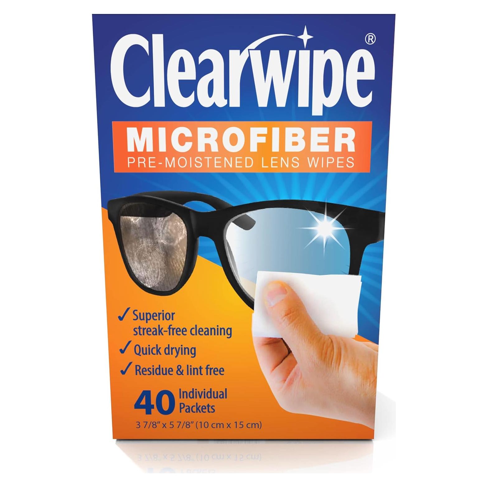 Toallitas de Microfibra ClearWipe 48 Piezas Prehumedecidas