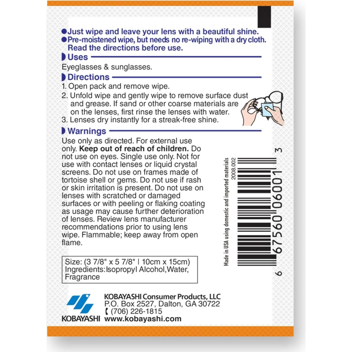 Toallitas de Microfibra ClearWipe 48 Piezas Prehumedecidas