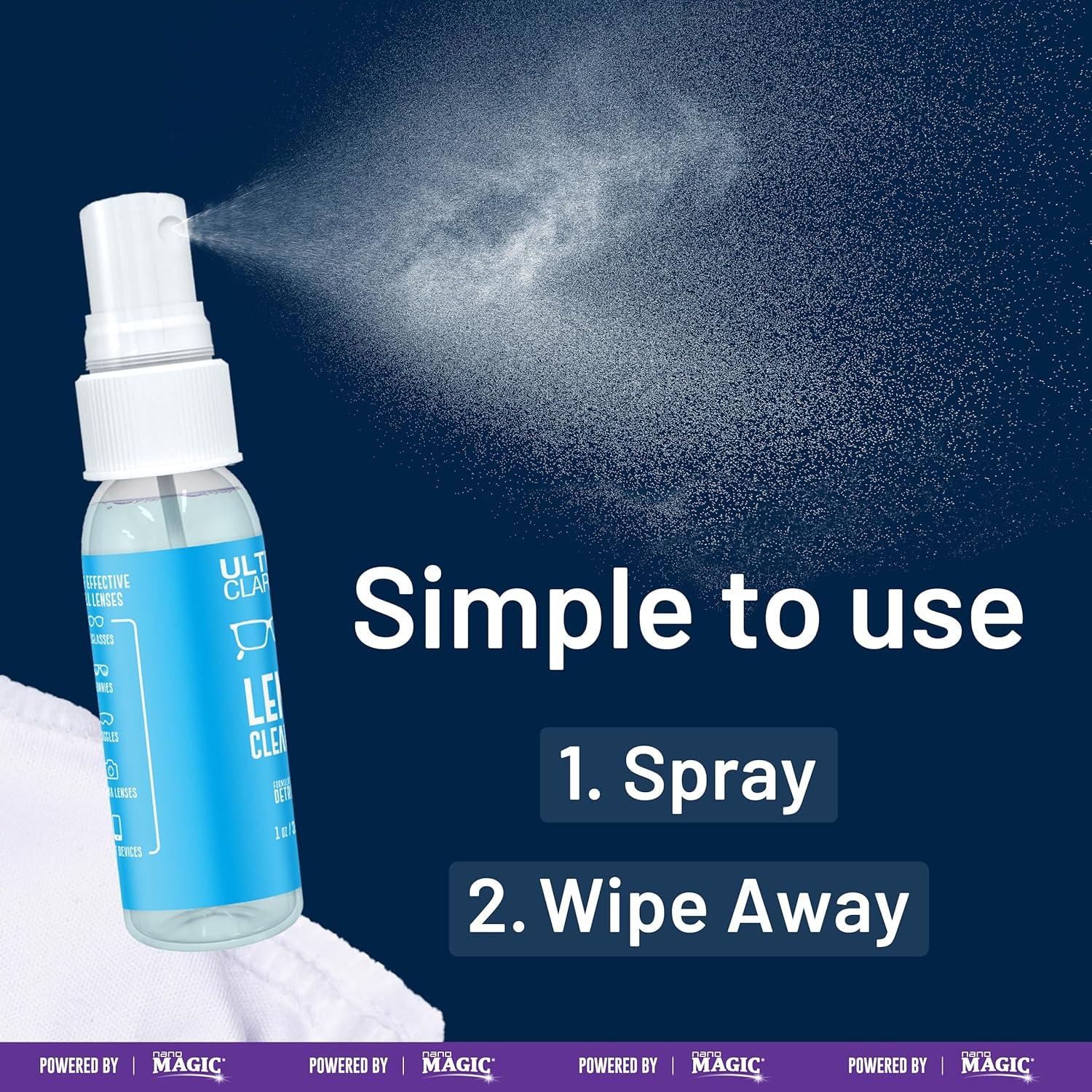 Spray Limpiador de Lentes Ultra Clarity 3 Piezas 210ml