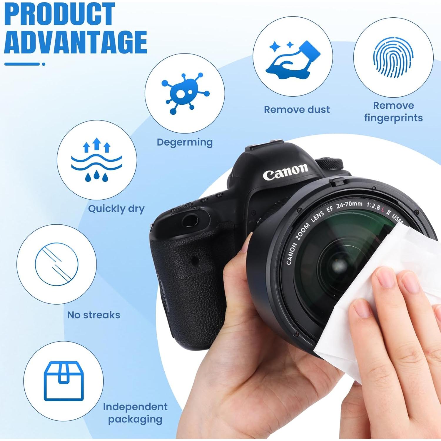 Toallitas Limpiadoras VOISEN 250 Unidades Prehumedecidas