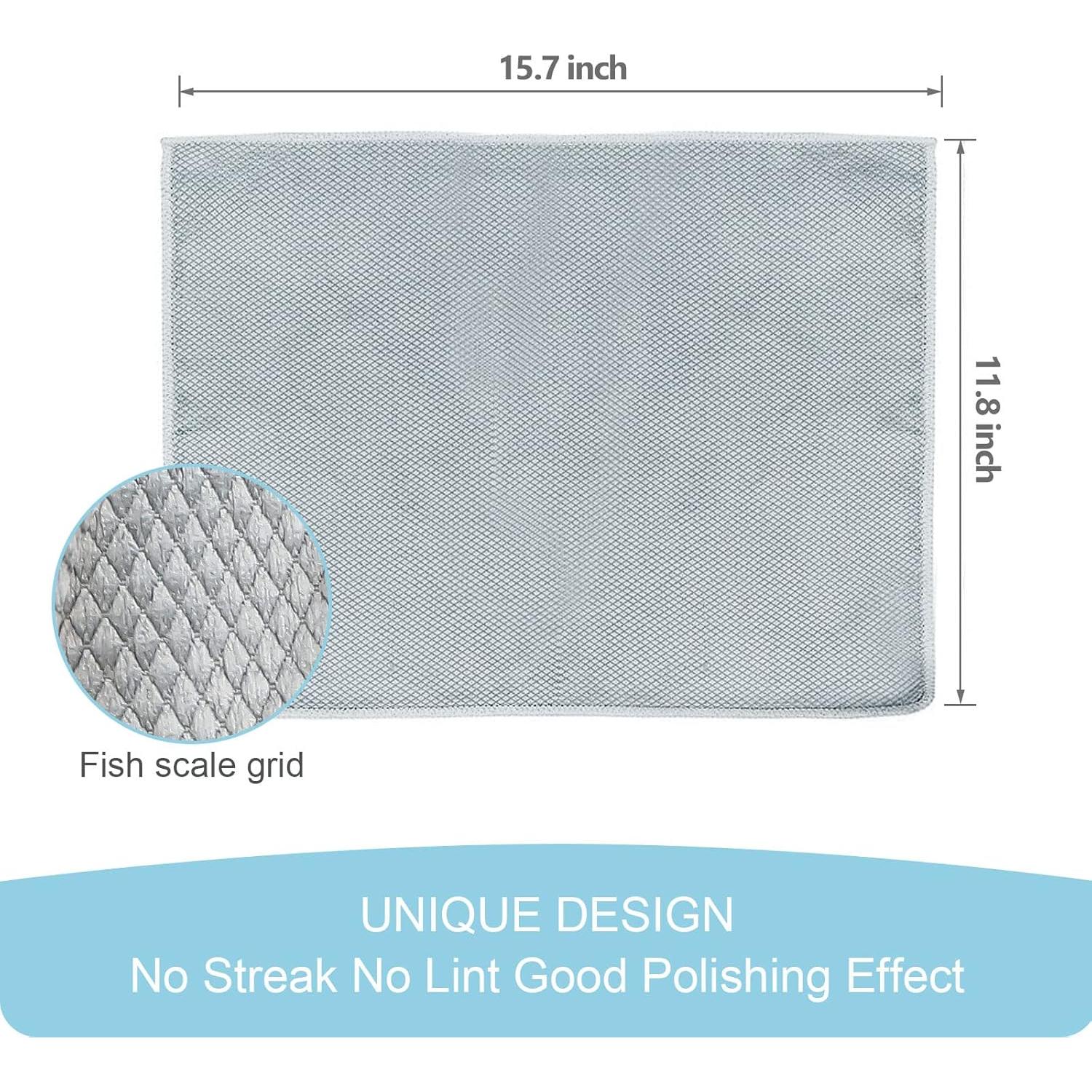 Paño de limpieza de microfibra Niveaya, 8 unidades multiusos