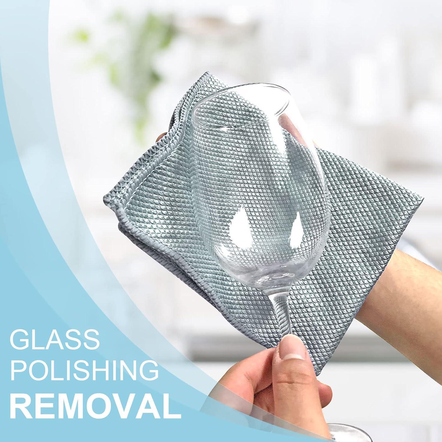 Paño de limpieza de microfibra Niveaya, 8 unidades multiusos