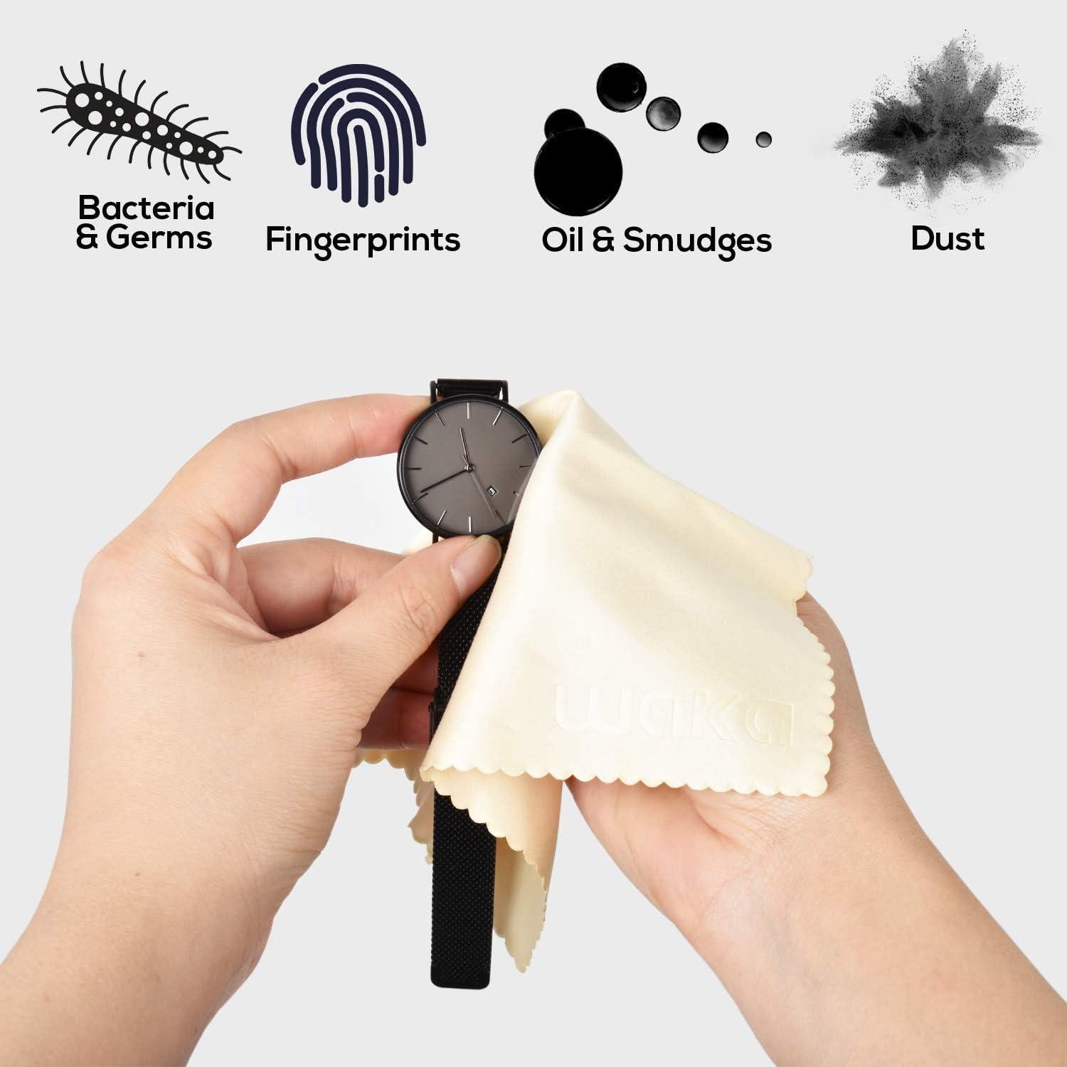 Paquete de Paños de Microfibra Waka 6x7 cm para Limpieza