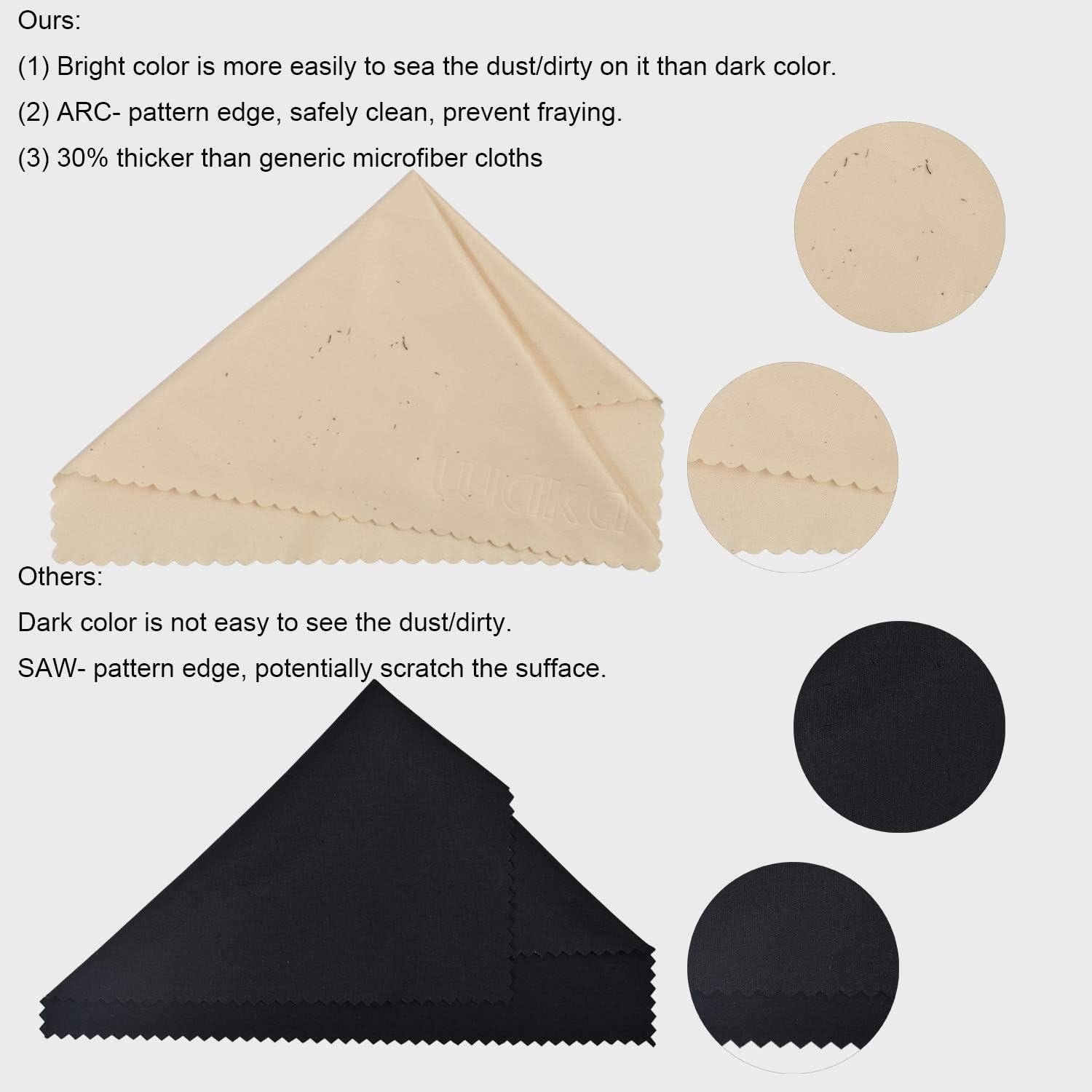 Paquete de Paños de Microfibra Waka 6x7 cm para Limpieza