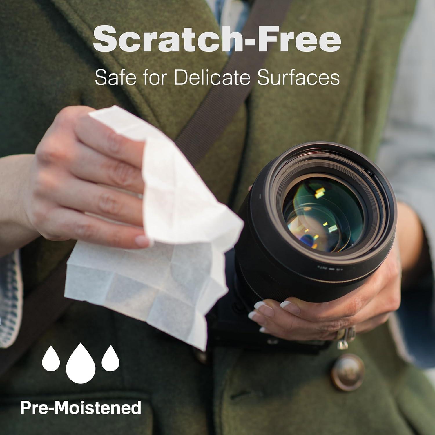 Toallitas Antivaho Raxwell 200 Unidades para Gafas y Pantallas