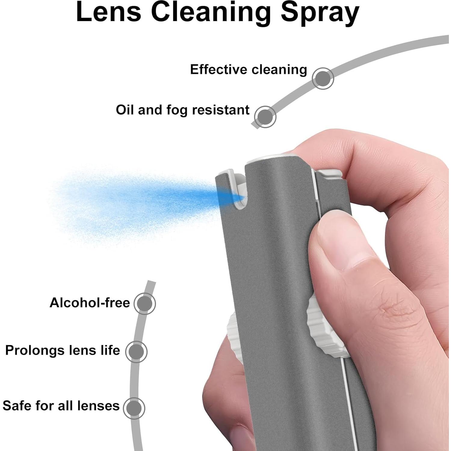 Kit de Limpieza de Gafas Haino con Paño Microfibra Portátil