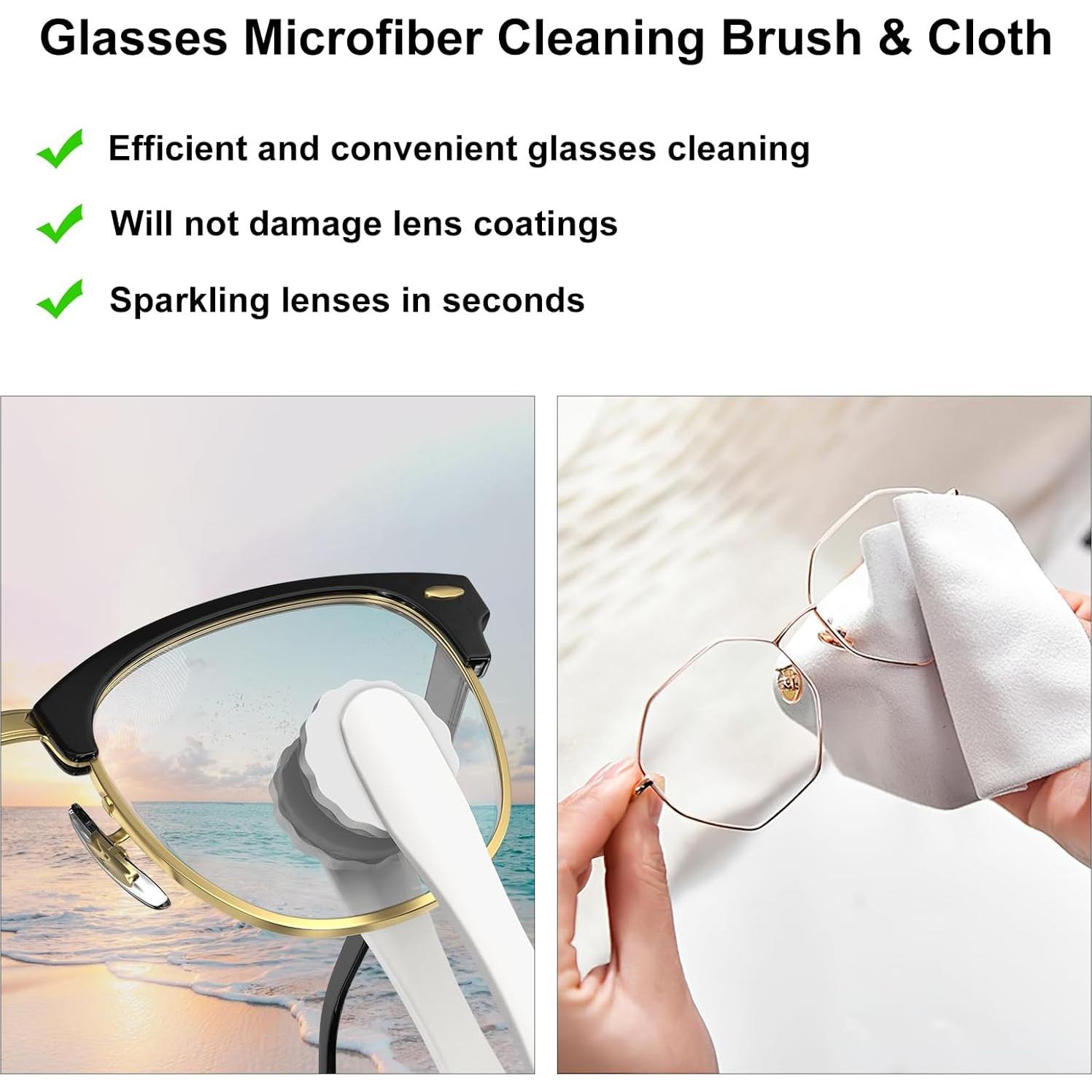 Kit de Limpieza de Gafas Haino con Paño Microfibra Portátil