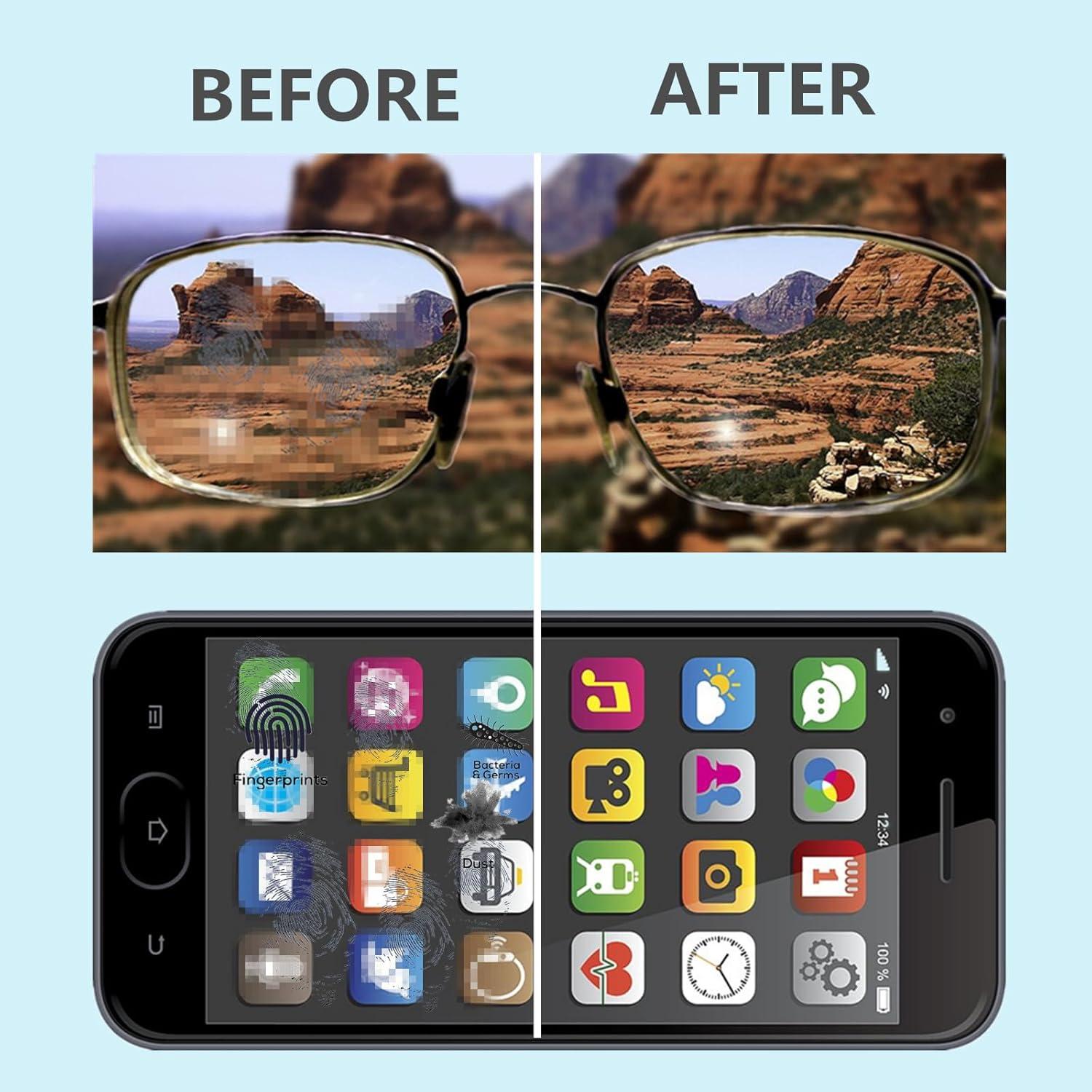 Limpiador de gafas ANEWSIR Kit portátil 19ml ecológico