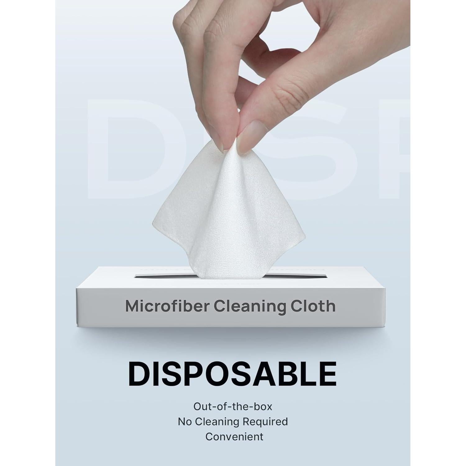 Paño de Microfibra JSAUX 100 Piezas Limpieza Segura