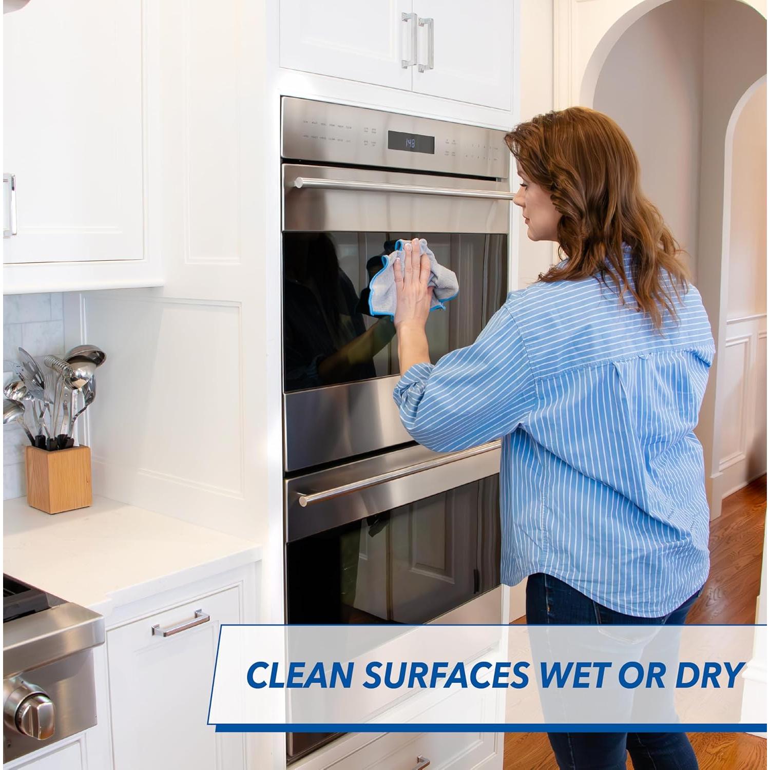 Paños de Microfibra Unger para Vidrio y Espejo 30x30 cm