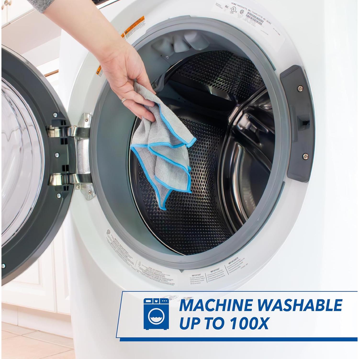 Paños de Microfibra Unger para Vidrio y Espejo 30x30 cm