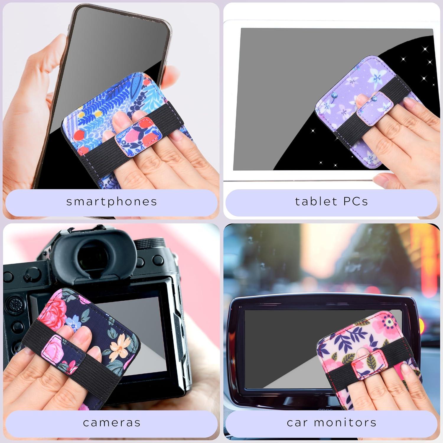 Paquete de 6 Paños de Limpieza Eco-Fused - Microfibra Floral