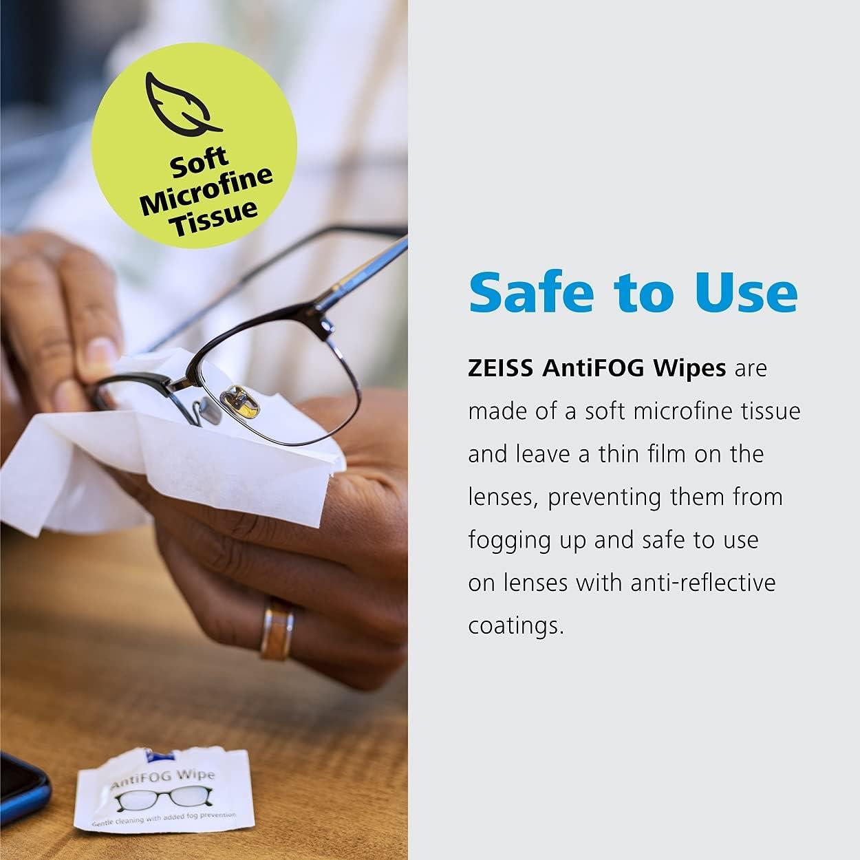 Toallitas Antiempañantes ZEISS 120 Unidades Efectivas