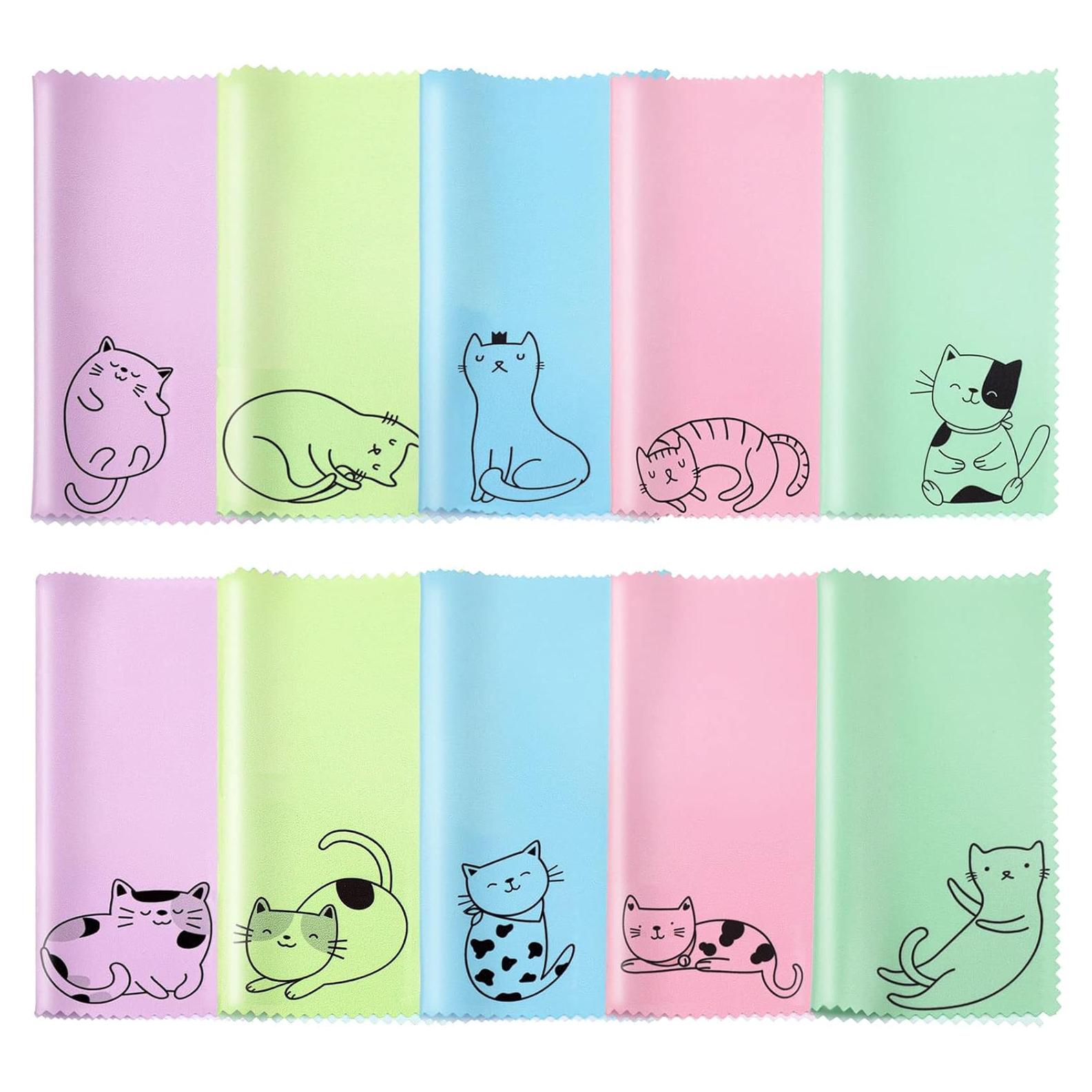 Paños de Microfibra Sinmoe 20 Pcs para Gafas y Pantallas 15x15cm