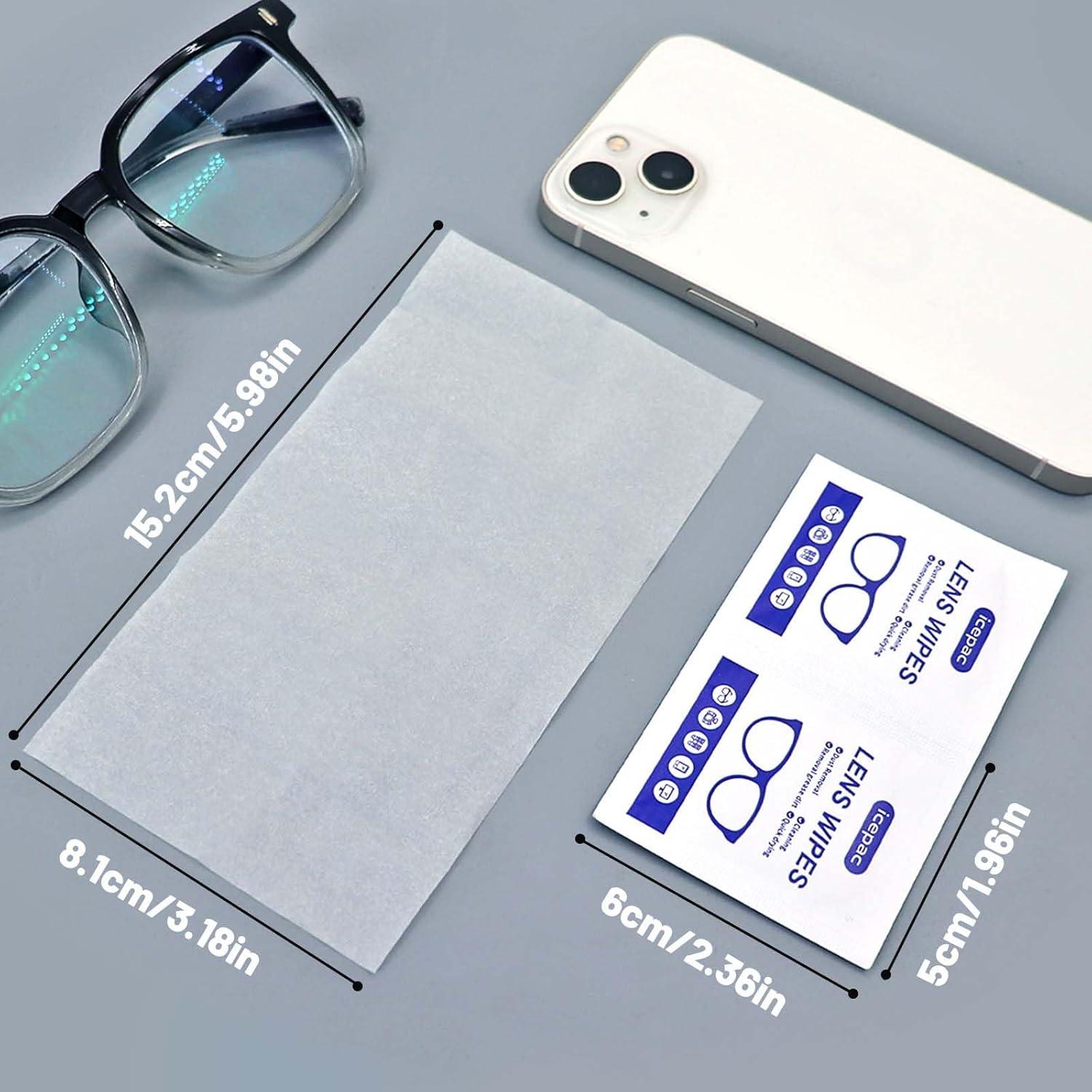 Toallitas de Limpieza para Lentes IcePac - 220 Unidades