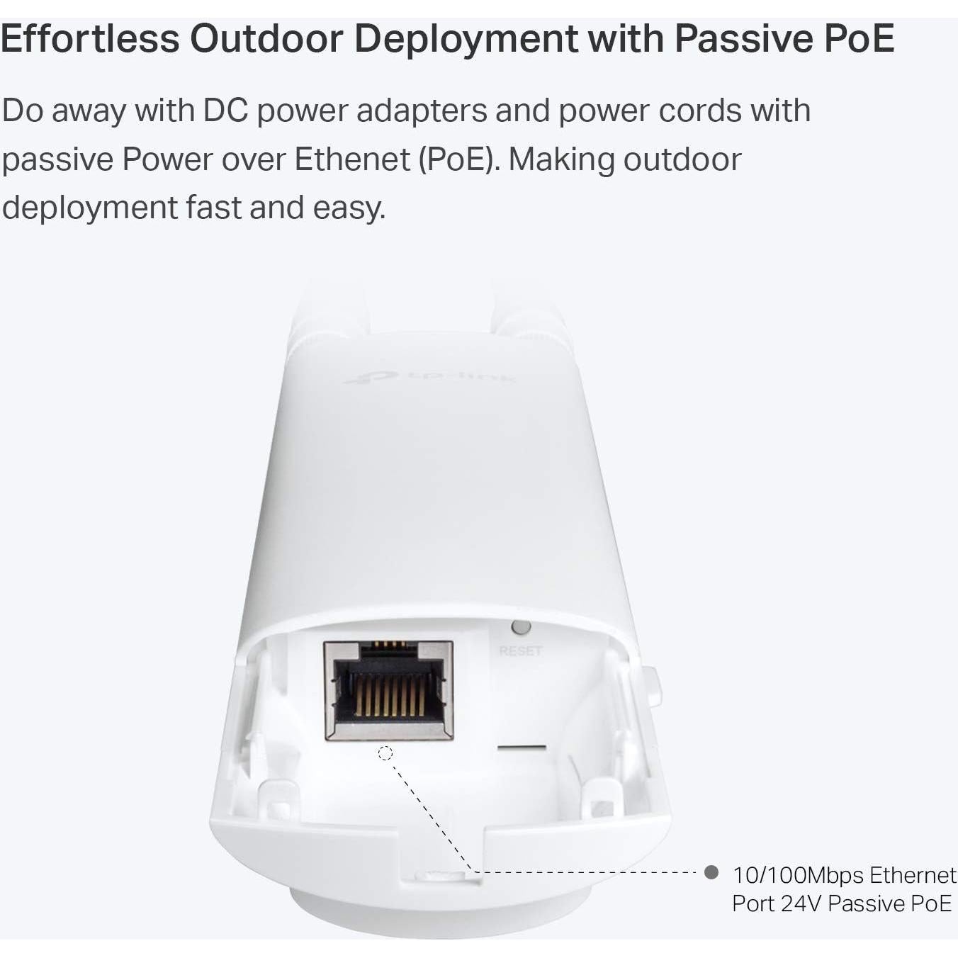 Punto de Acceso Inalámbrico TP-Link EAP110-Outdoor 300Mbps