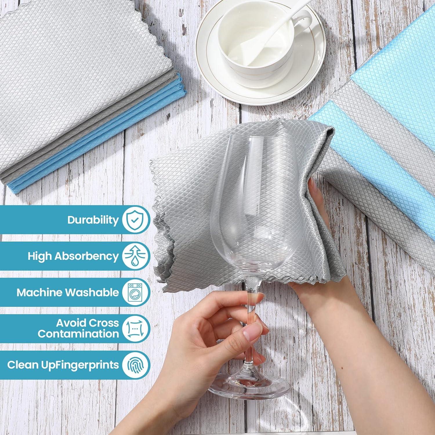 Paquete de 40 paños de limpieza Gandeer microfibra 30x40cm