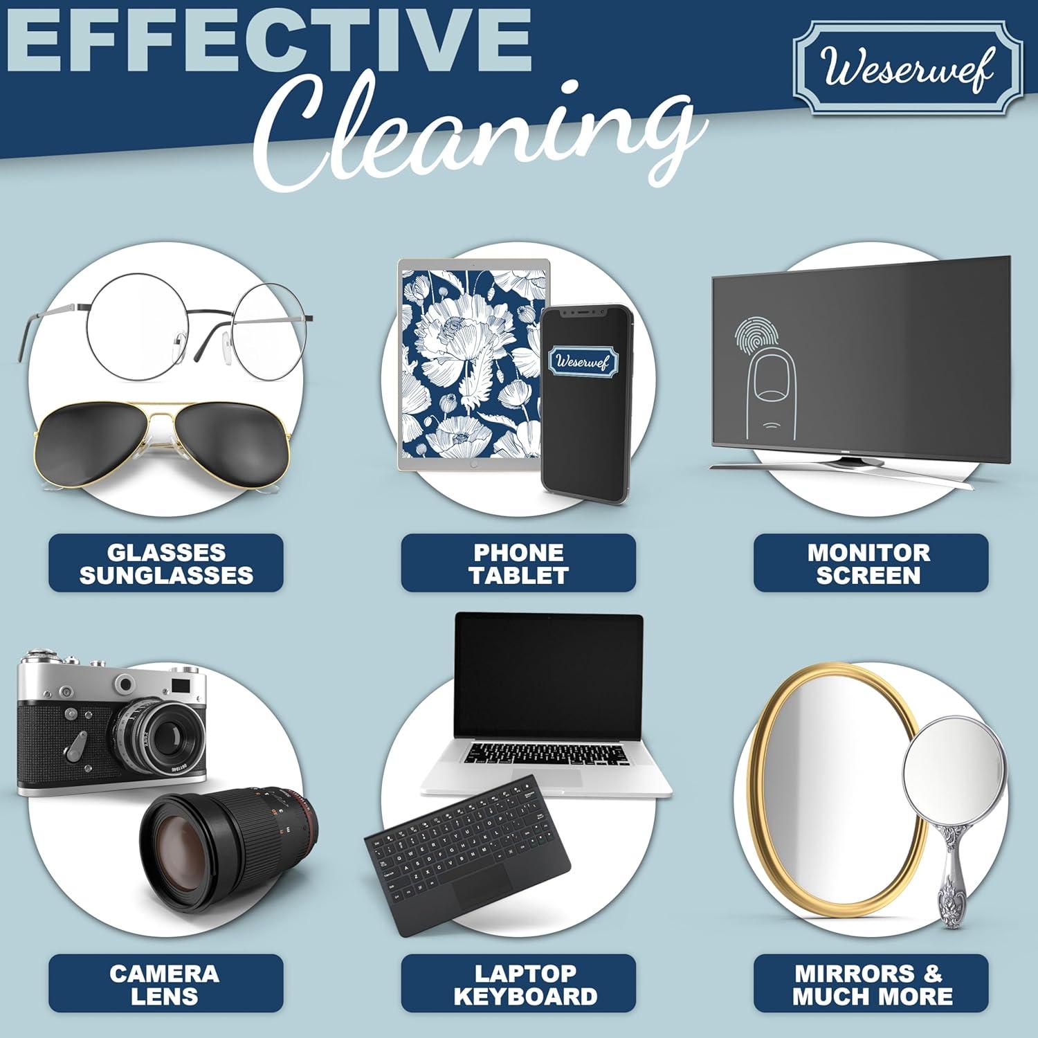 Paño de limpieza WESERWEF 30x30 cm microfibra premium