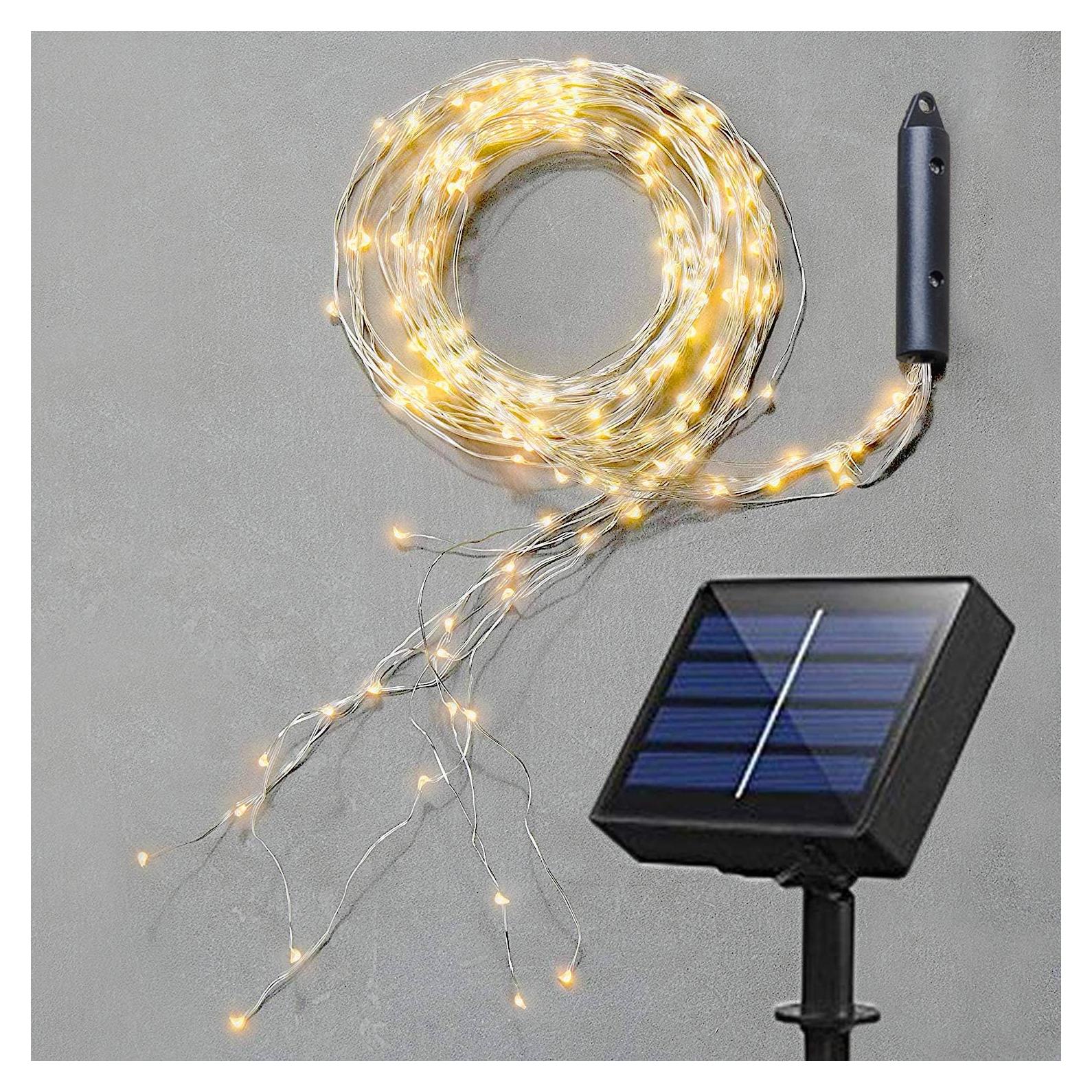 Luces de Hadas Solares Soltuus 180 LEDs Impermeables Jardín