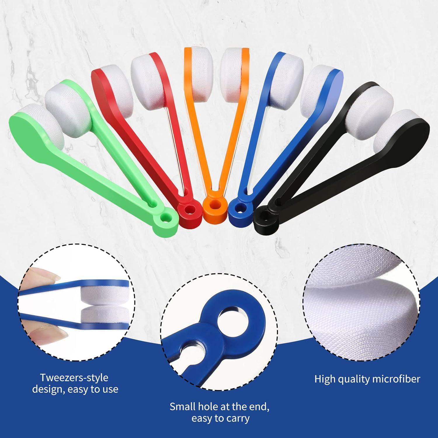 30 Piezas Limpiadores de Gafas Microfibra TOODOO 7x2 cm