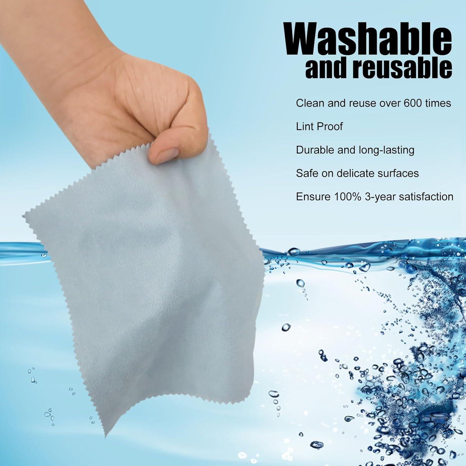 Paquete de 5 Paños de Microfibra JUNSDUKE 15x18 cm