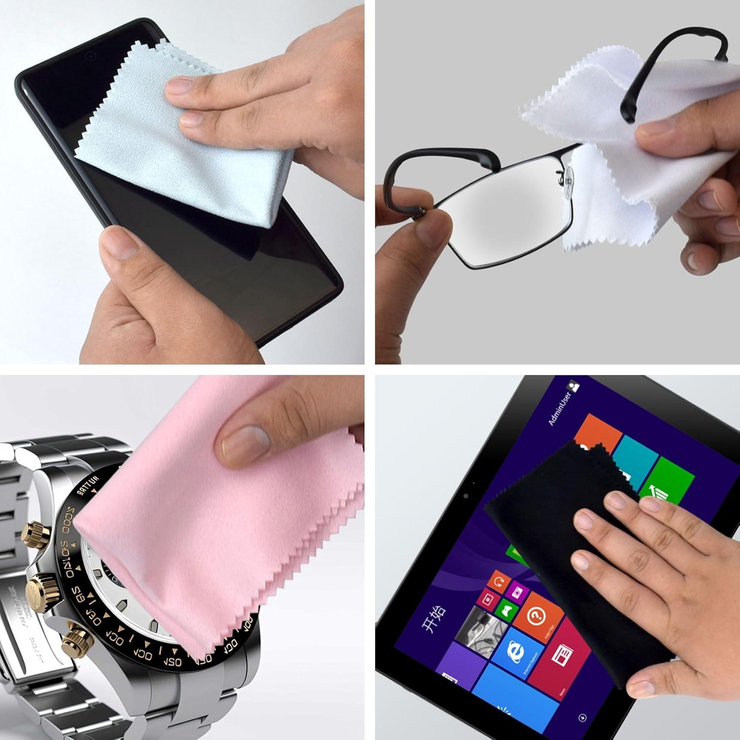 Paquete de 5 Paños de Microfibra JUNSDUKE 15x18 cm