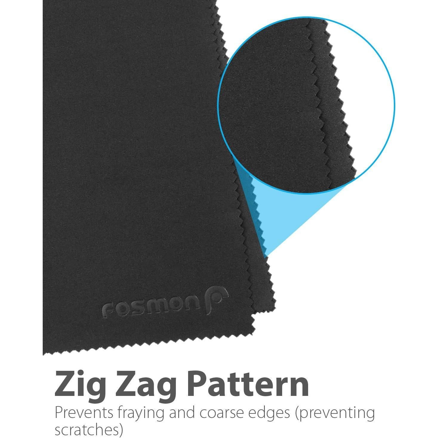 Paños de limpieza de microfibra Fosmon 15 piezas 17,78x15,24 cm