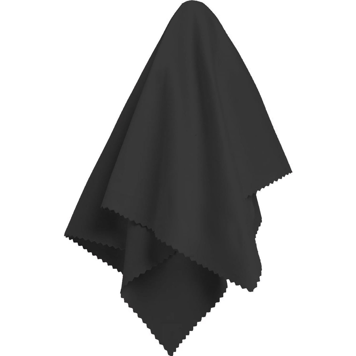 Paño de limpieza microfibra JOS 50x50cm negro para pantallas