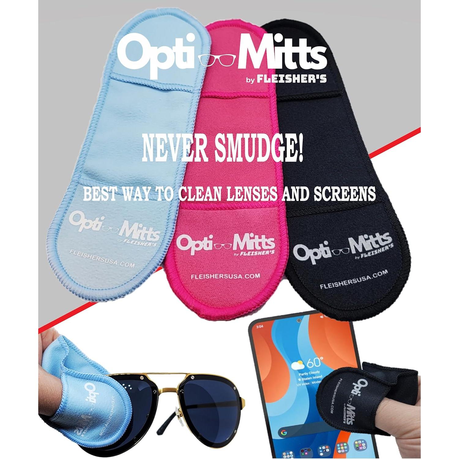 Paño de Limpieza FLEISHER'S Opti-Mitts 3 Piezas Microfibra