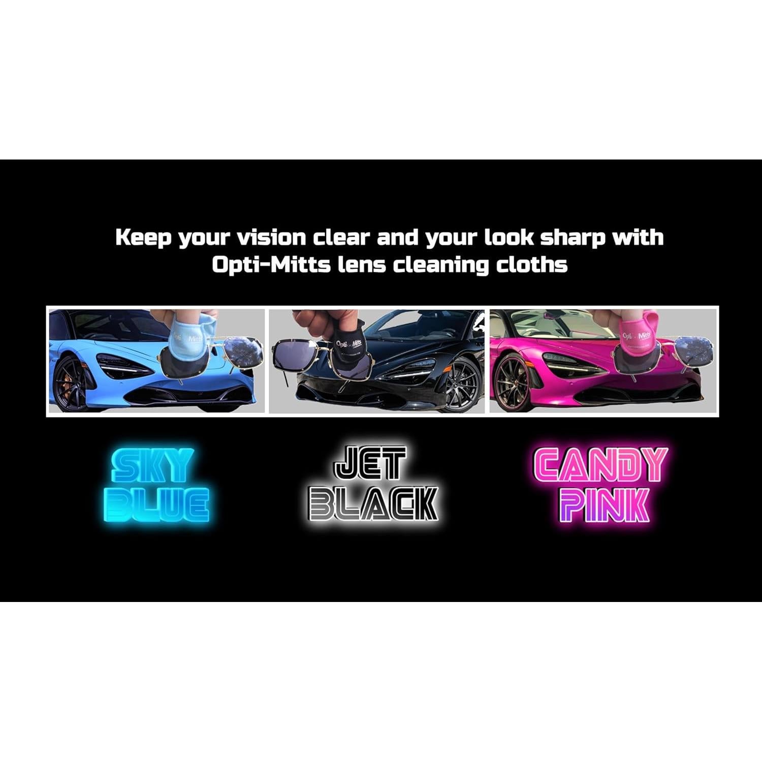 Paño de Limpieza FLEISHER'S Opti-Mitts 3 Piezas Microfibra