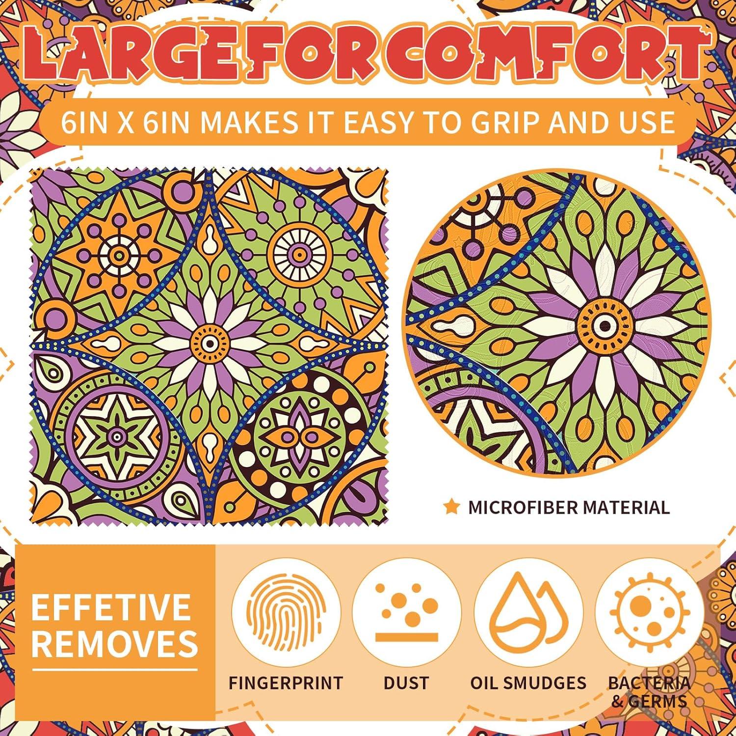 Paños de Microfibra Sinmoe 20 Pcs 15x15 cm para Gafas