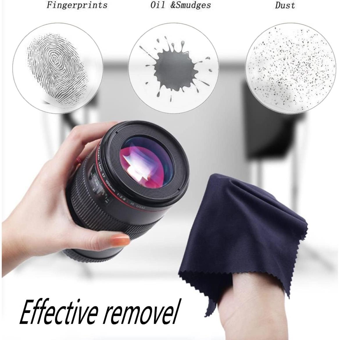 Paños de limpieza microfibra 30x30 cm 6 piezas para gafas