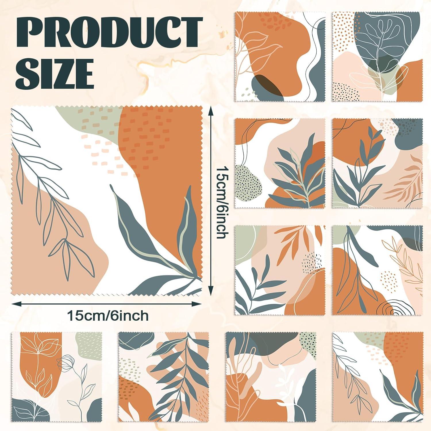 Paños de Microfibra Sinmoe 20 Pcs 15x15 cm Diseño Boho