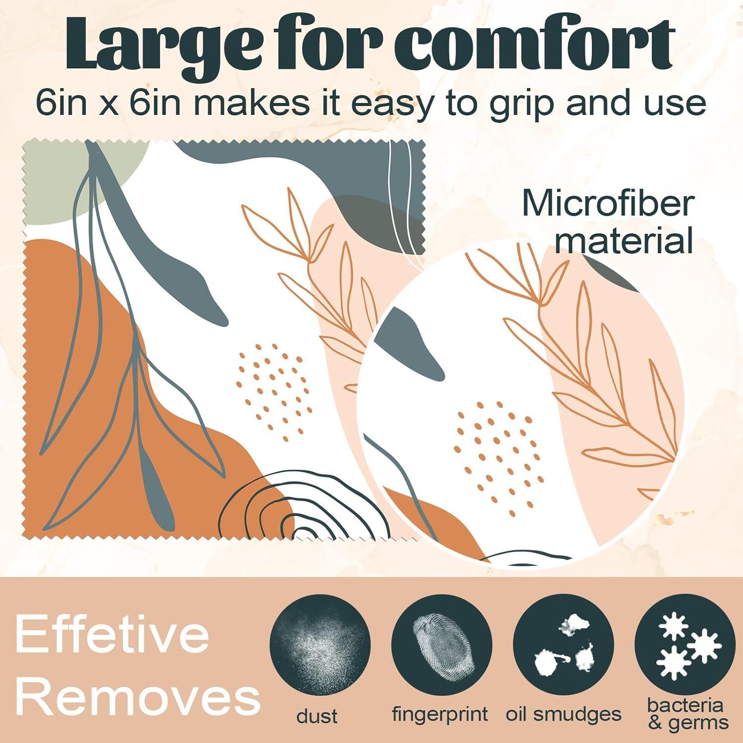 Paños de Microfibra Sinmoe 20 Pcs 15x15 cm Diseño Boho