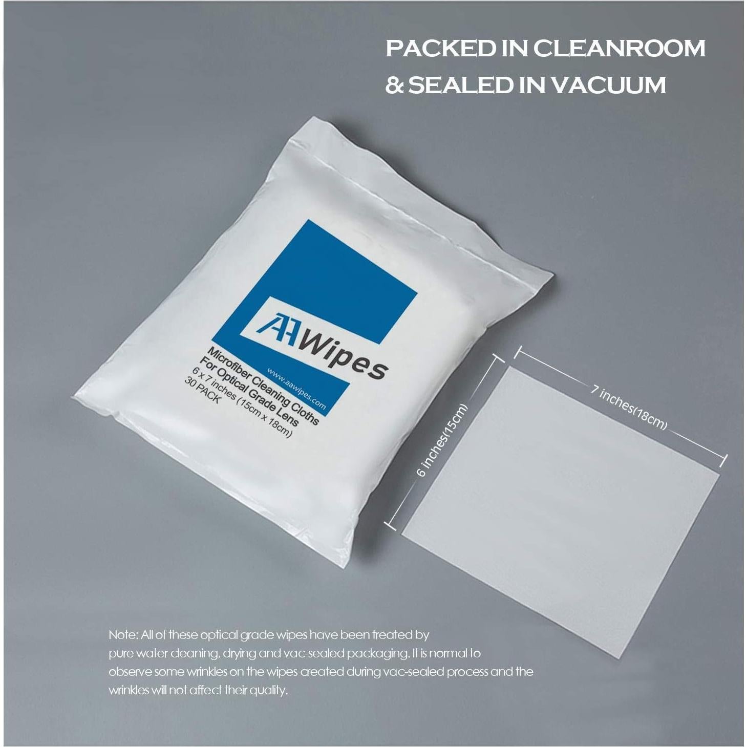 Paños de limpieza AAwipes 30 paquetes microfibra 22x18 cm