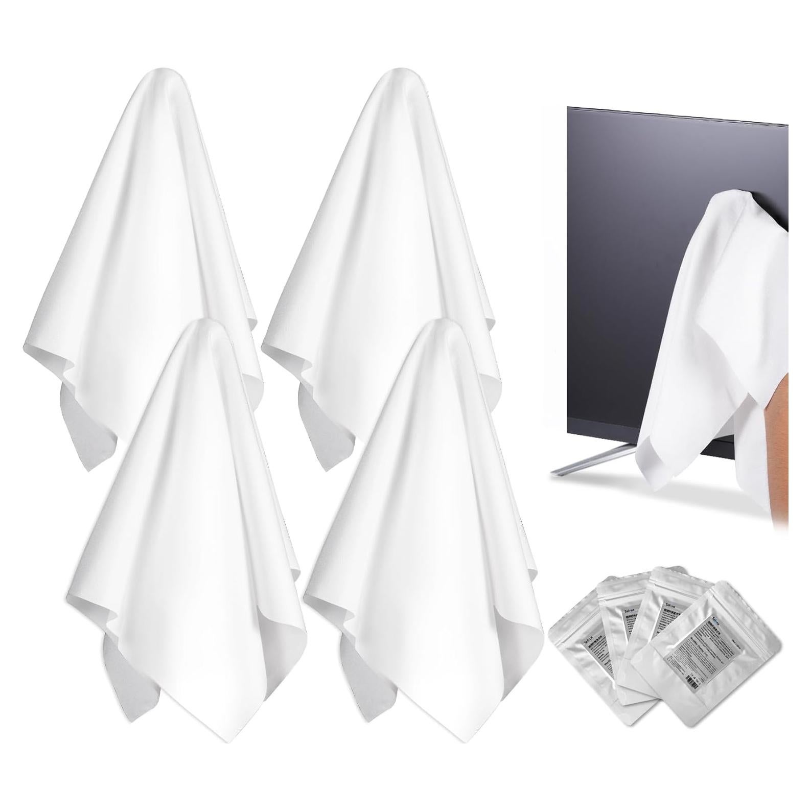 Paños de Limpieza Selens 4 Pcs Microfibra 40x40 cm