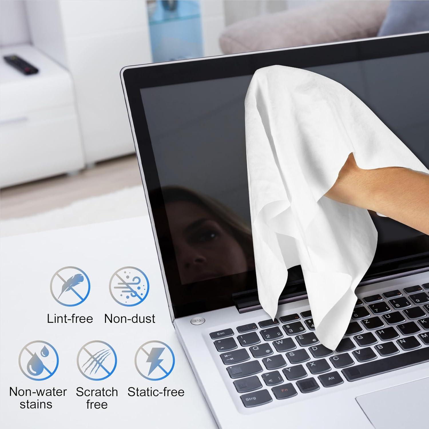 Paños de Limpieza Selens 4 Pcs Microfibra 40x40 cm