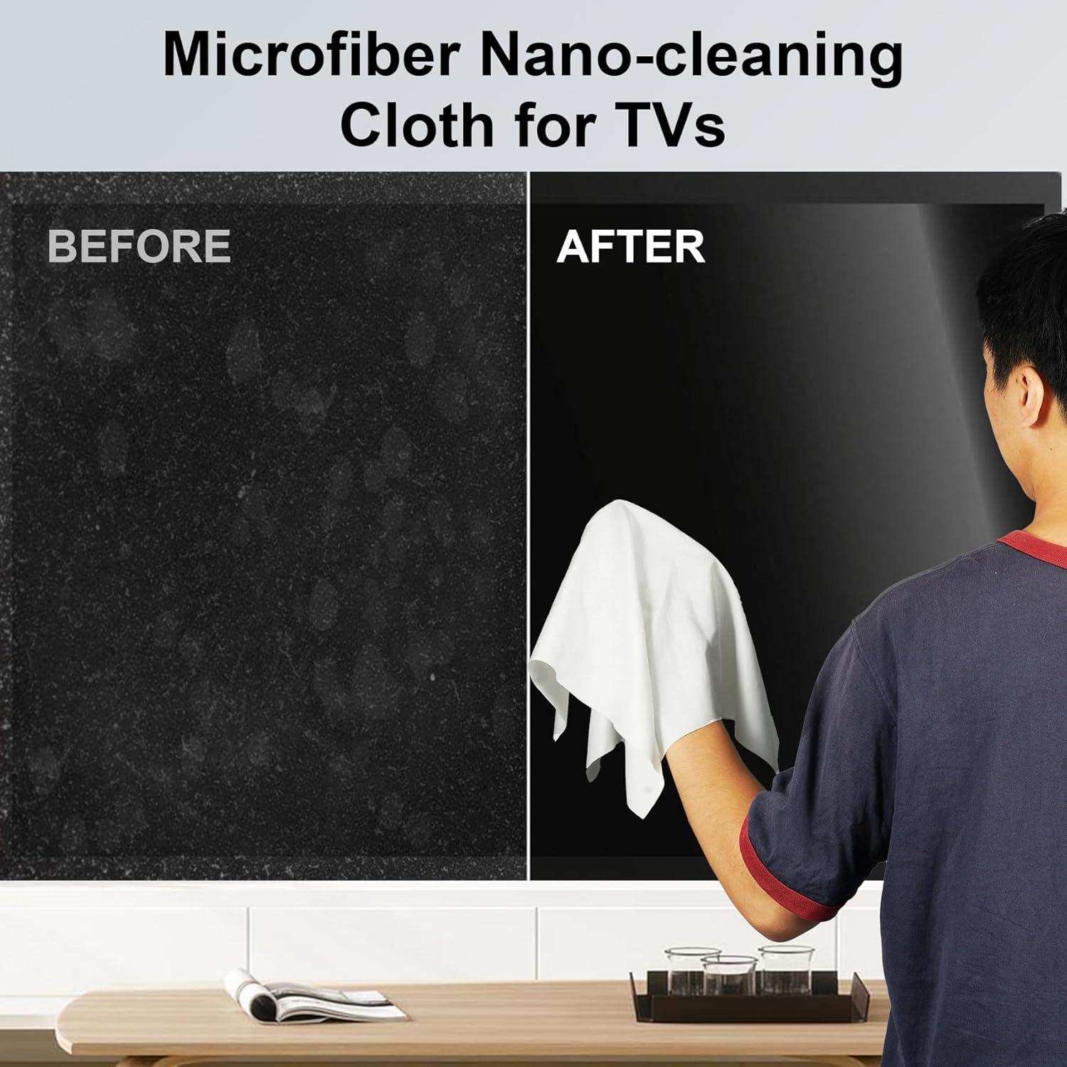 Paños de Limpieza Selens 4 Pcs Microfibra 40x40 cm