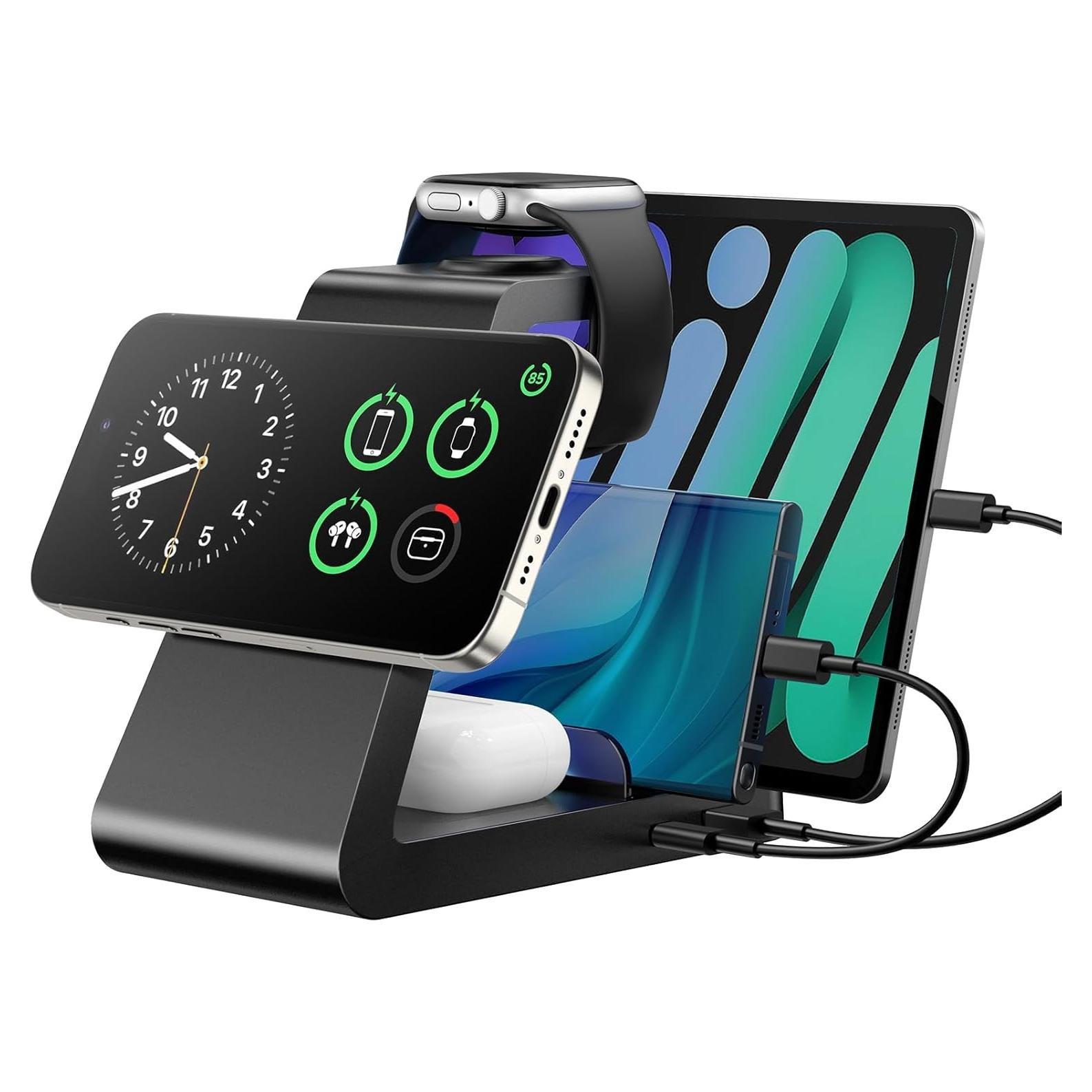 Estación de Carga 5 en 1 SHEN ZHEN para iPhone y Apple