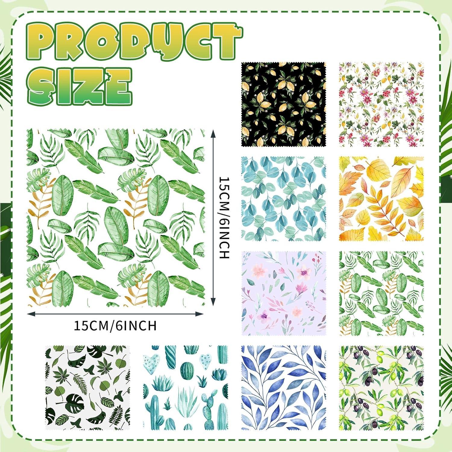 Paños de Microfibra Sinmoe 20 Pcs 15x15 cm para Gafas