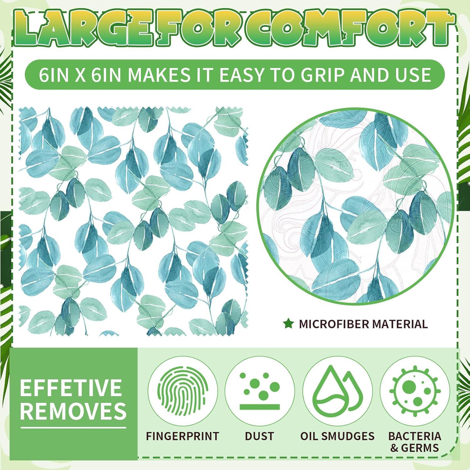 Paños de Microfibra Sinmoe 20 Pcs 15x15 cm para Gafas