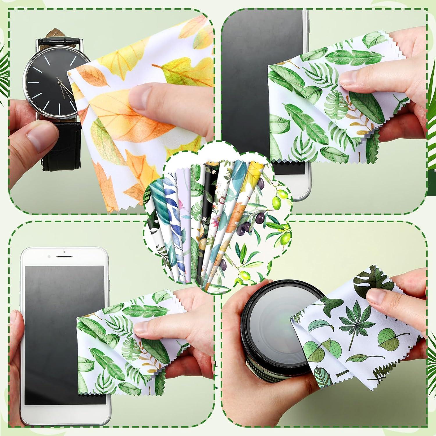 Paños de Microfibra Sinmoe 20 Pcs 15x15 cm para Gafas