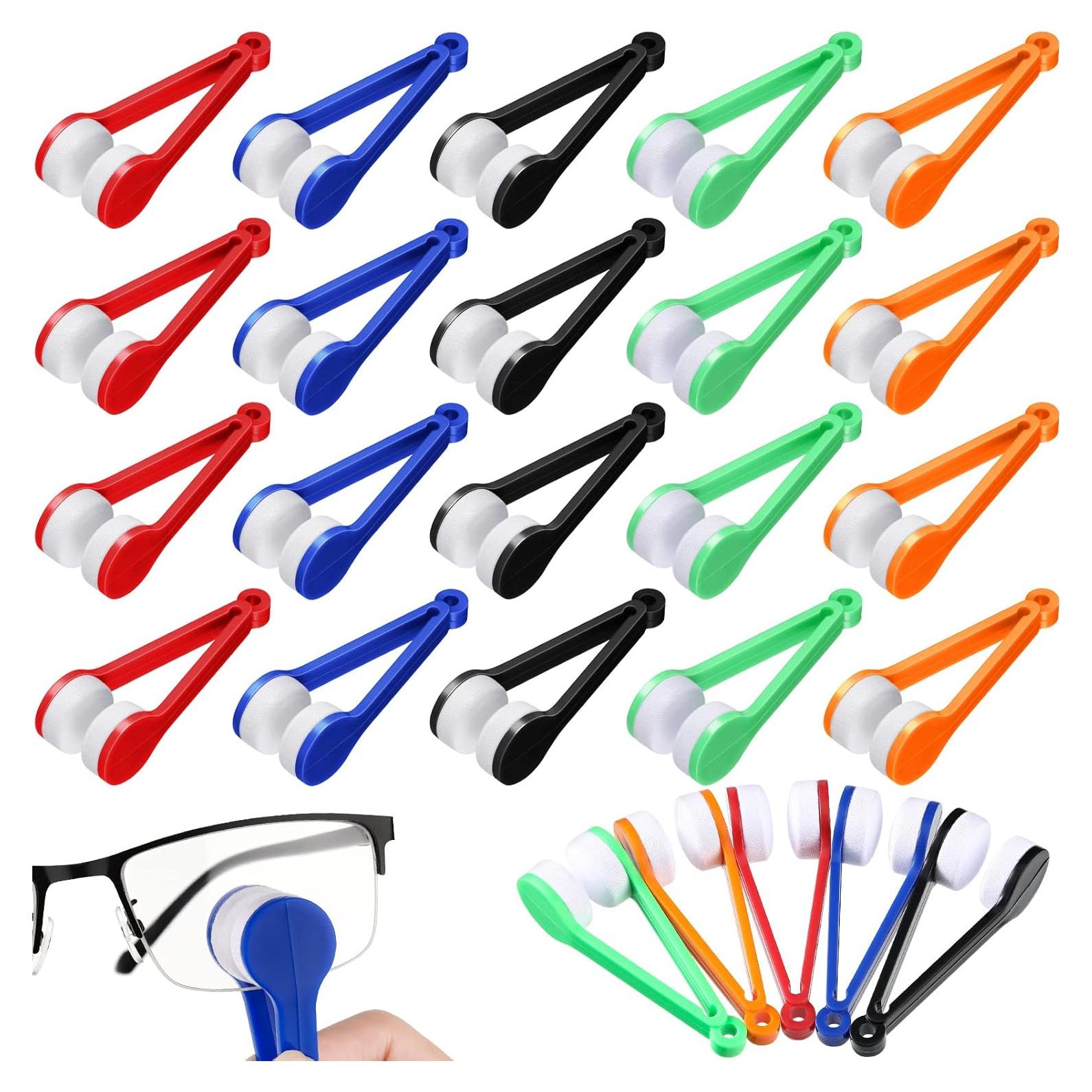 Limpiadores de Gafas Konohan 40 Pcs Microfibra Clip