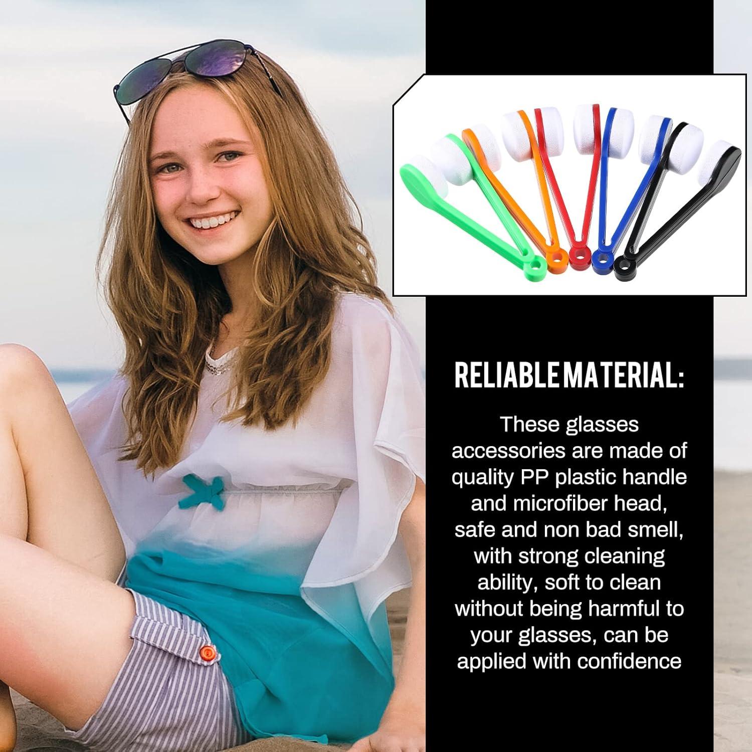 Limpiadores de Gafas Konohan 40 Pcs Microfibra Clip