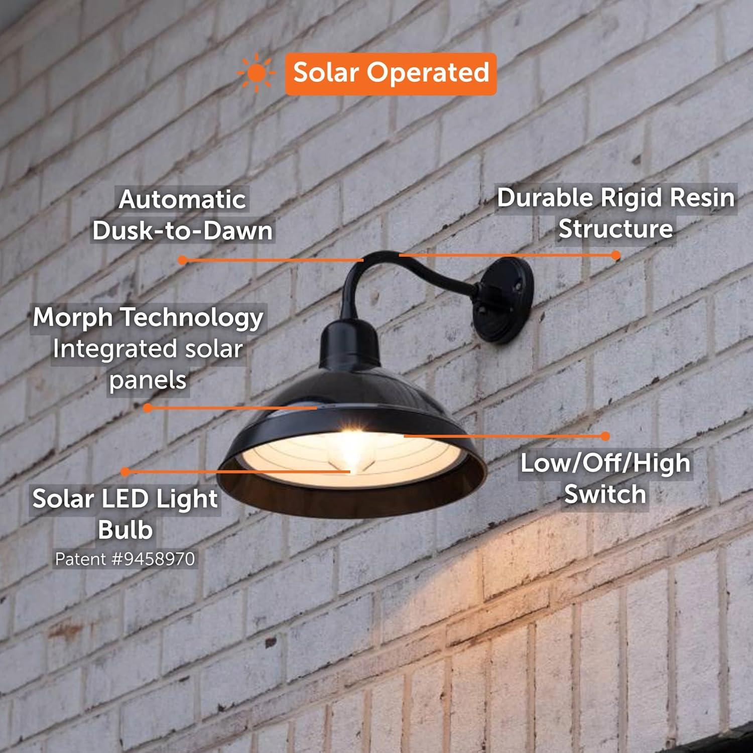 Luz Solar Gama Sonic 30,48 cm para Exteriores 150 Lúmenes