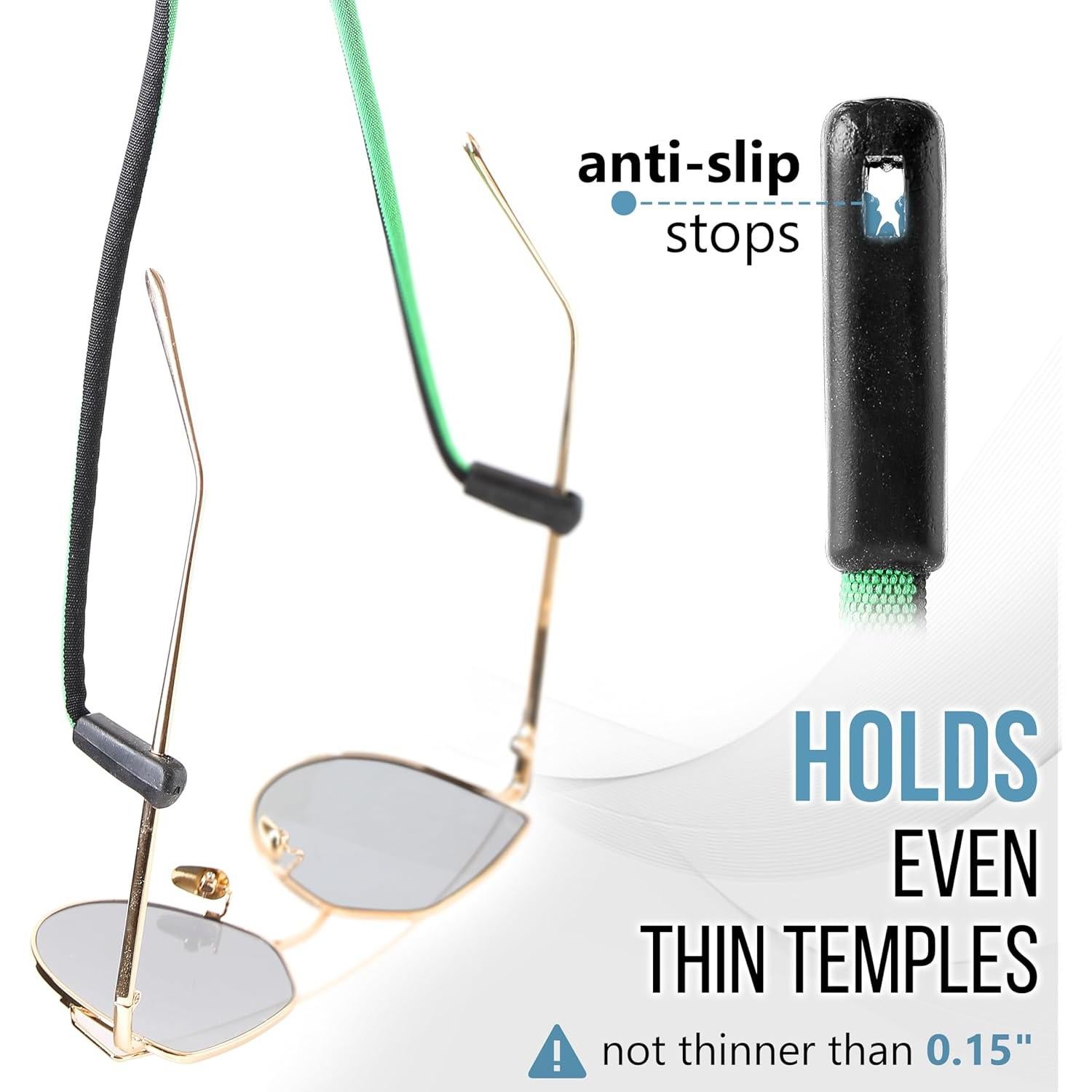 Soporte de Cuerda para Gafas Sigonna - 4 Cuerdas Ajustables